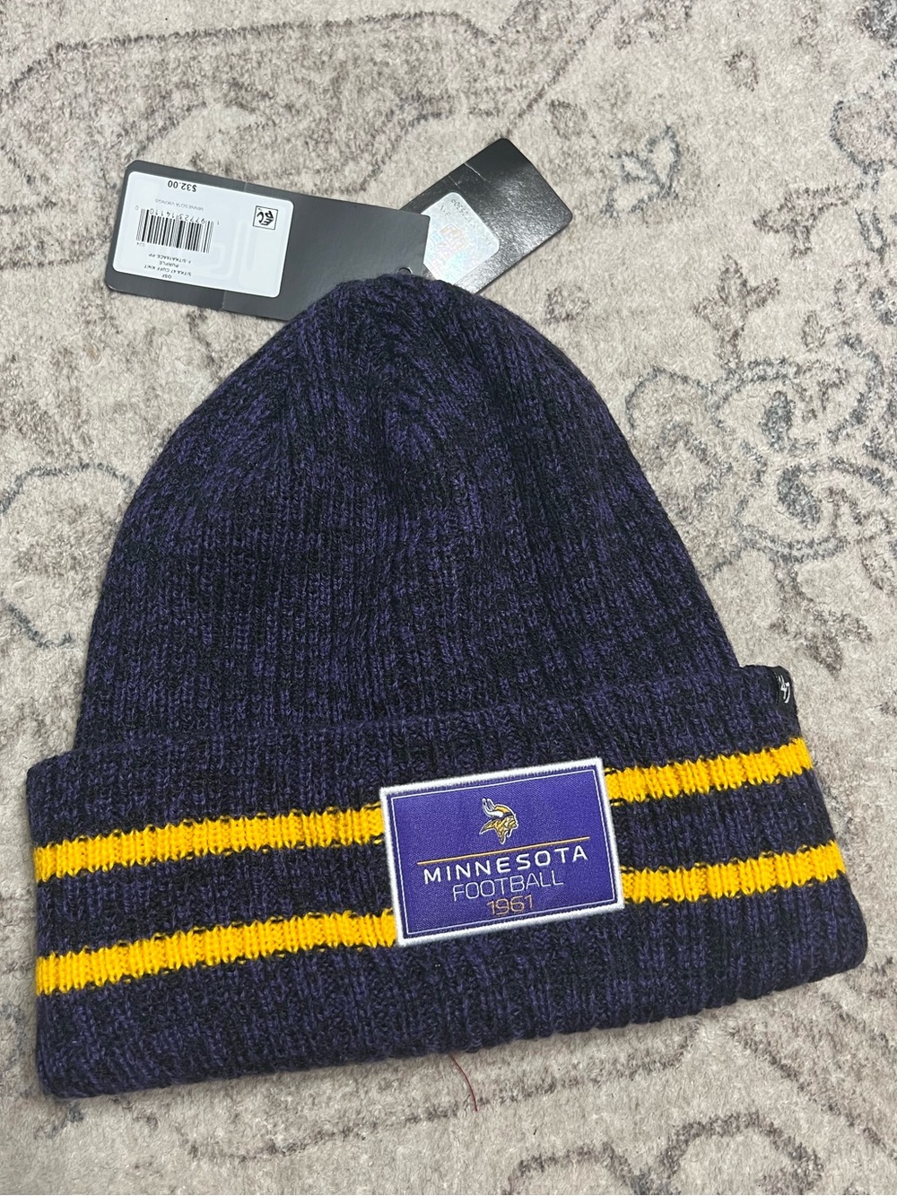 '47 Minnesota Vikings Sitka knit beanie NWT